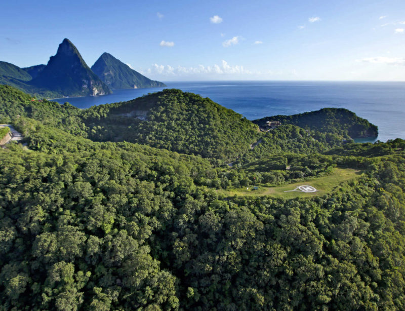 Luxushotel Karibik St. Lucia Nick Troubetzkoy’s Jade Mountain