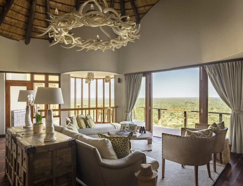 Luxusreise Safari Südafrika Ulusaba Rock Cliff Lodge