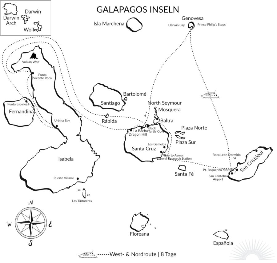 Luxuskreuzfahrt Galapagos Ecuador Origin West Nordroute
