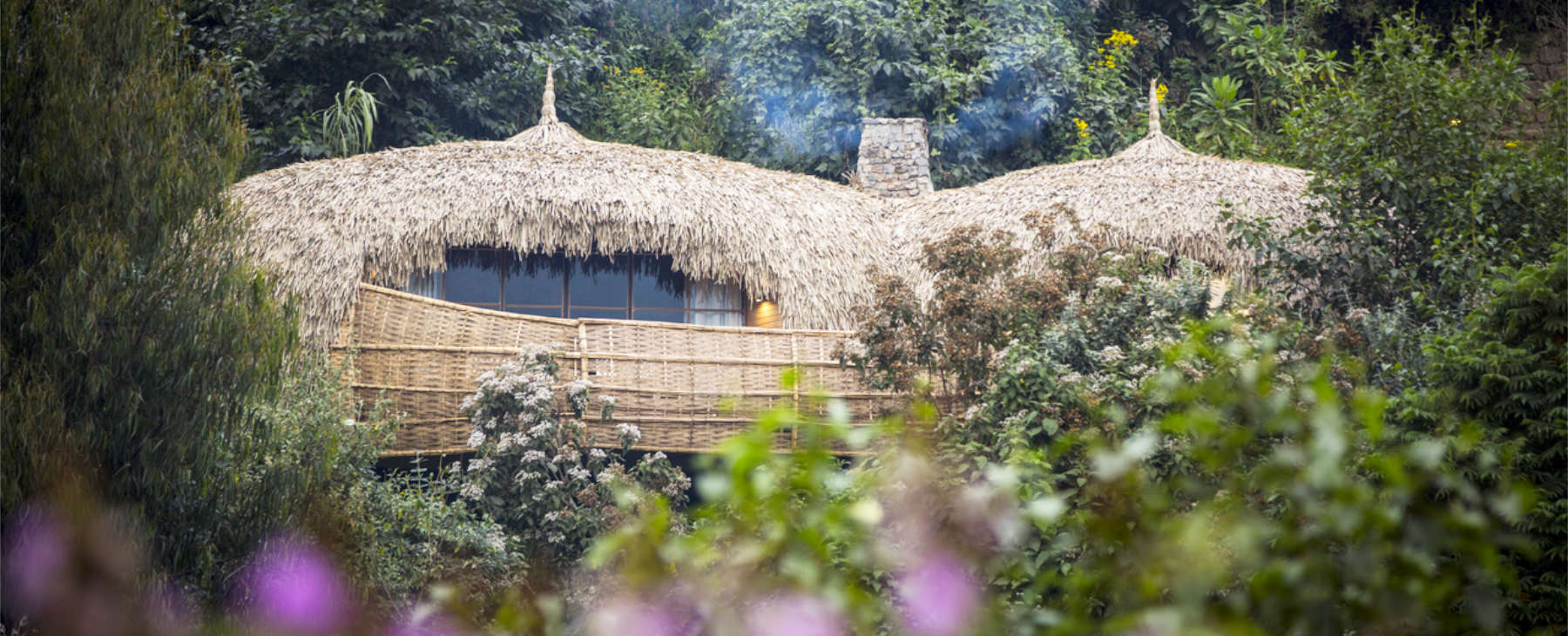 Luxushotel Wilderness Bisate Lodge Ruanda